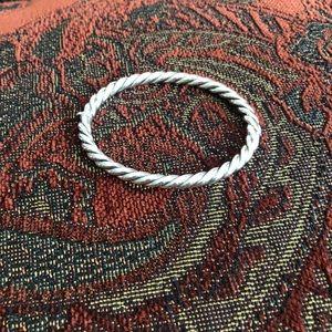David Yurman sculpted cable bangle bracelet SS